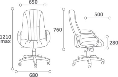 Кресло руководителя ch 685