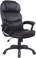 Кресло руководителя RIVA CHAIR RCH 9227 (Бумер), черная экокожа