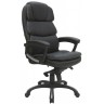 Кресло руководителя RIVA CHAIR RCH 9227 (Бумер), черная экокожа