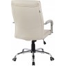 Кресло руководителя RIVA CHAIR RCH 9249-1, бежевая экокожа с перф. вставками