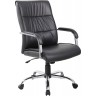 Кресло руководителя RIVA CHAIR RCH 9249-1, черная экокожа с перф. вставками