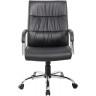Кресло руководителя RIVA CHAIR RCH 9249-1, черная экокожа с перф. вставками