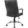 Кресло руководителя RIVA CHAIR RCH 9249-1, черная экокожа с перф. вставками