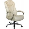 Кресло руководителя RIVA CHAIR RCH 9373, бежевая экокожа с перфорацией / сетчатая ткань, нагрузка до 250 кг