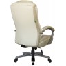 Кресло руководителя RIVA CHAIR RCH 9373, бежевая экокожа с перфорацией / сетчатая ткань, нагрузка до 250 кг