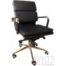 Офисное кресло RT-08BQ (аналог Eames, CHAIRMAN 750M), черная экокожа