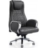 Кресло руководителя EChair-518 ML, черная кожа, нагрузка до 200 кг