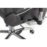 Игровое кресло RT-6001, черно-белая экокожа