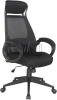 Кресло руководителя RT-009-black, черная сетка / ткань