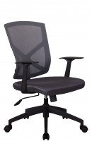 Офисное кресло RIVA CHAIR RCH 698, серая сетка / ткань