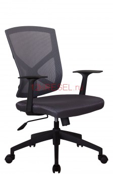 Офисное кресло RIVA CHAIR RCH 698, серая сетка / ткань