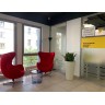 Дизайнерское кресло A219 (реплика Egg Chair Arne Jacobsen Style), красный кашемир