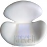 Дизайнерское кресло A062 (реплика Swan Chair), белая экокожа
