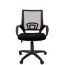 Офисное кресло CHAIRMAN 696-black черная спинка-сетка / ткань (TW-01/TW-11)