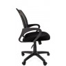 Офисное кресло CHAIRMAN 696-black черная спинка-сетка / ткань (TW-01/TW-11)