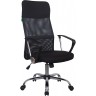 Кресло руководителя RIVA CHAIR RCH 8074 F, черная сетка / ткань