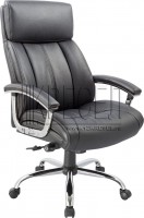 Кресло руководителя EChair CS-8822E-1, черная кожа