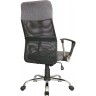 Кресло руководителя RIVA CHAIR RCH 8074 F, серая ткань / черная сетка