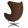 Кресло EGG CHAIR коричневый, натуральная кожа