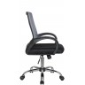 Офисное кресло RIVA CHAIR RCH 8099, серая сетка / черная ткань
