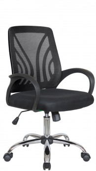 Офисное кресло RIVA CHAIR RCH 8099, черная сетка / ткань