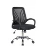 Офисное кресло RIVA CHAIR RCH 8099, черная сетка / ткань