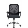 Офисное кресло RIVA CHAIR RCH 8099, черная сетка / ткань