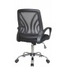 Офисное кресло RIVA CHAIR RCH 8099, черная сетка / ткань