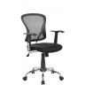 Офисное кресло RIVA CHAIR RCH 8104, черная сетка / ткань