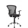Офисное кресло RIVA CHAIR RCH 8104, черная сетка / ткань