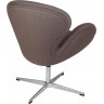 Дизайнерское кресло A062 (реплика Swan Chair), светло-серая ткань