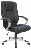 Кресло руководителя RIVA CHAIR RCH 9036-1 (Лотос), черная экокожа