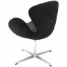Кресло SWAN CHAIR графит, искусственная замша