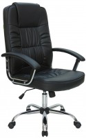 Кресло руководителя RIVA CHAIR RCH 9082-2, черная экокожа