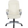 Кресло руководителя RIVA CHAIR RCH 9110, бежевая экокожа
