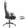 Игровое кресло Everprof Lotus S1, черно-белая экокожа
