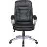 Кресло руководителя RIVA CHAIR RCH 9110, черная экокожа