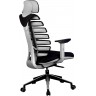 Кресло RIVA CHAIR RCH Shark, светло-серый пластик / черная ткань (26-28)