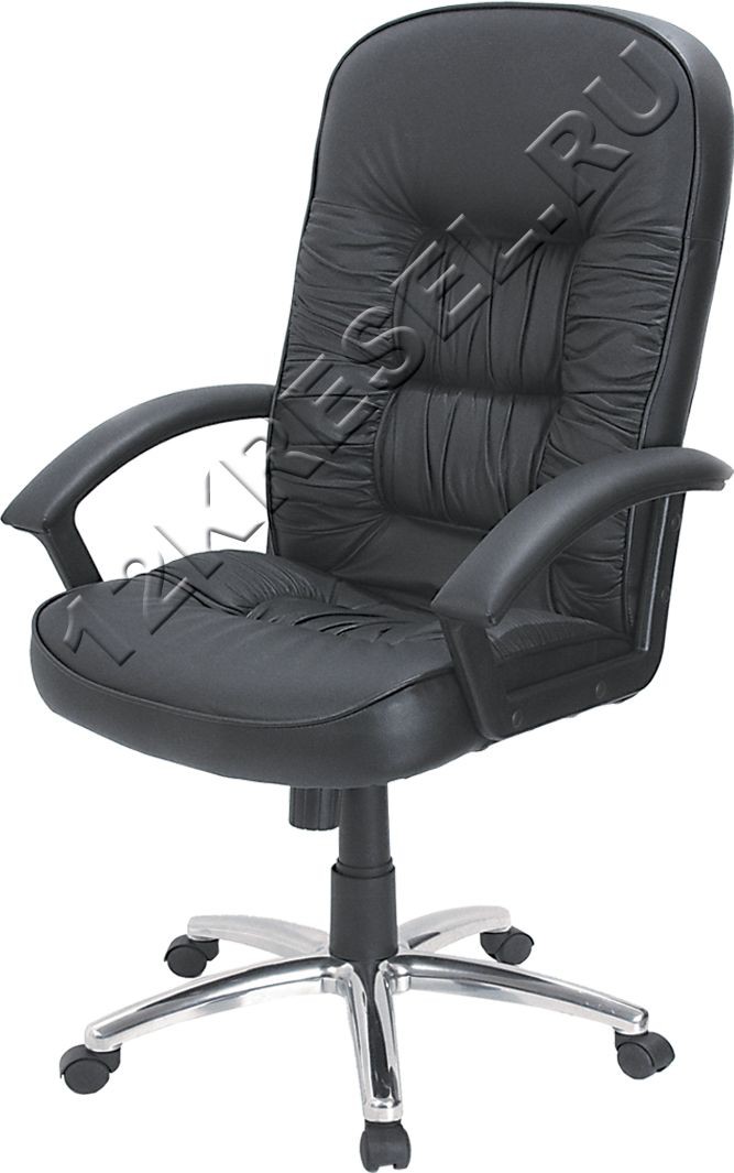 Кресло руководителя chairman черное кожа 420