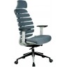 Кресло RIVA CHAIR RCH Shark, светло-серый пластик / серая ткань (26-25)