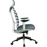 Кресло RIVA CHAIR RCH Shark, светло-серый пластик / серая ткань (26-25)