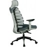 Кресло RIVA CHAIR RCH Shark, светло-серый пластик / серая ткань (26-25)