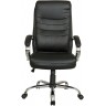 Кресло руководителя RIVA CHAIR RCH 9131, черная экокожа / сетчатая ткань