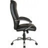Кресло руководителя RIVA CHAIR RCH 9131, черная экокожа / сетчатая ткань
