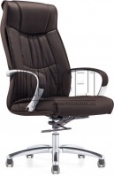 Кресло руководителя EChair-534 TL, коричневая кожа