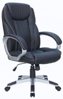 Кресло руководителя RIVA CHAIR RCH 9263 (Рипли), черная экокожа