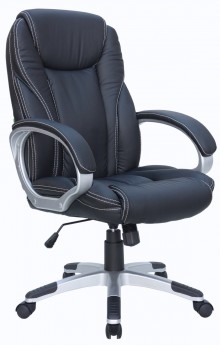 Кресло руководителя RIVA CHAIR RCH 9263 (Рипли), черная экокожа