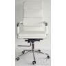 Кресло руководителя RT-08AQ (аналог Eames, CHAIRMAN 750), белая экокожа
