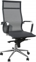 Кресло руководителя RT-01Q (аналог Eames Mesh / Helmut), черная сетка