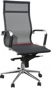 Кресло руководителя RT-01Q (аналог Eames Mesh / Helmut), черная сетка